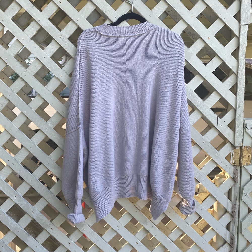 Free People Easy Street Ribbed Oversized Sweater Tunic - Picture 11 of 11